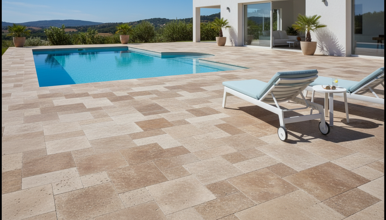 Noche Travertine Tiles