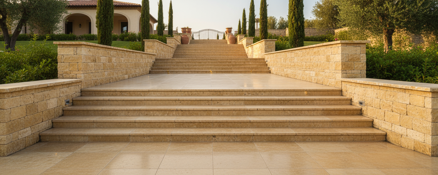 Gelb Travertin Mauersteine - Image 6